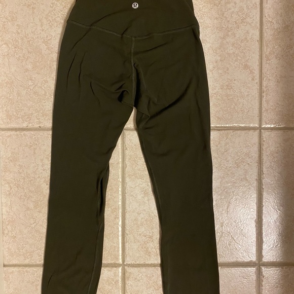 Lululemon leggings, size 2, dark olive - Picture 2 of 6